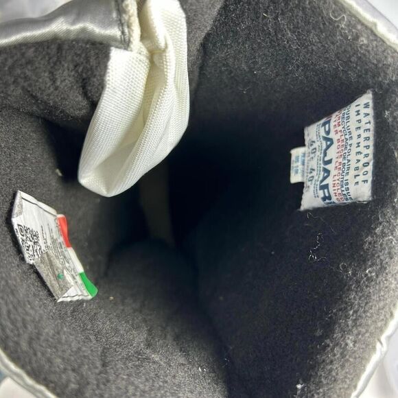 Pajar Women'S Fay II Waterproof Boot US 10 L White Gray Pom Puffer Snow Boots - Picture 13 of 14